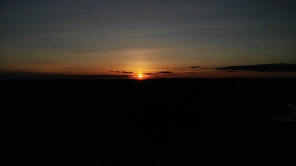 Fototapeta na wymiar Beautiful Sunset on the Horizon