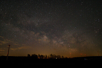 starry night sky