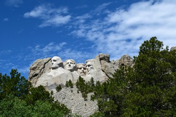 Mount Rushmore in the Black Hills of South Dakota