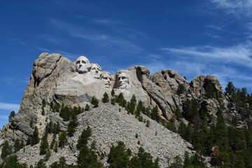Mount Rushmore in the Black Hills of South Dakota