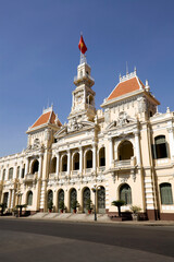 Fototapeta premium Hotel de Ville Ho Chi Minh City Vietnam