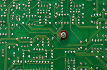 Close-up electronic components, parts, spare parts