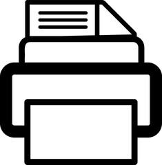 fax, web icon. vector design illustration on white background.eps