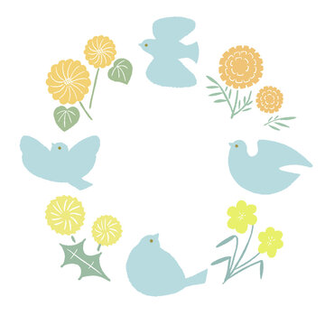 Summer Birds [circle color]