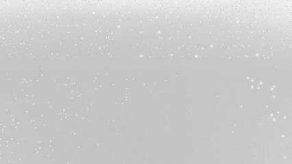 星のようにキラキラと輝く銀色の背景画像。	（光の効果あり）