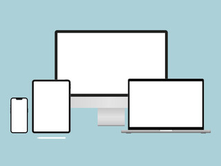 デバイスモックアップ素材セット