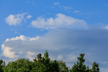 夏の青空と雲　7月