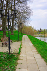 A path on the river bank