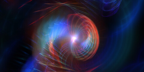 Fraktaler Hintergrund für Druck und Webdesign