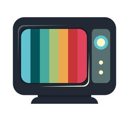 retro television icon