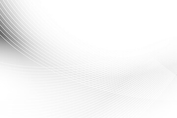 Abstract white and gray color, modern design background with geometric shape. Vector illustration.	