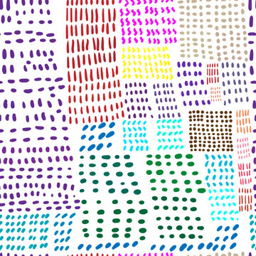 abstract seamless pattern with dot fields