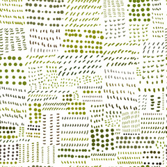 seamless pattern background with green dots