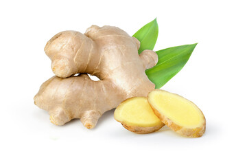 ginger isolated on white background