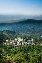 Fototapeta na wymiar Doi Pui Mong Village in The Valley