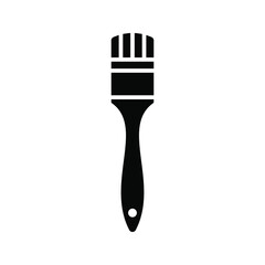 Brush icon. paint brush sign. vector illustration