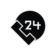 Obraz premium Call center support vector icon symbol design