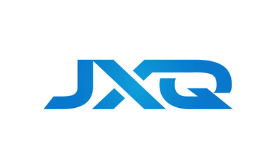 Connected JXQ Letters logo Design Linked Chain logo Concept