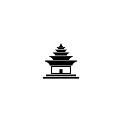 this is a temple vector icon design illustration 