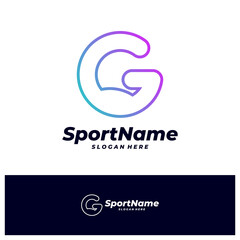 Letter G Logo Design Template. Initial G logo concept vector. Creative Icon Symbol