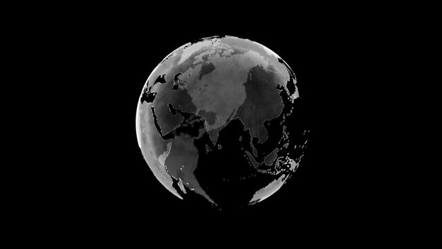 Communication technology global world network. Futuristic Earth Globe Background