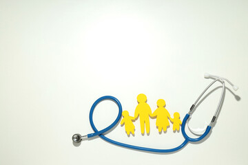 Concept of family health, medicine for family