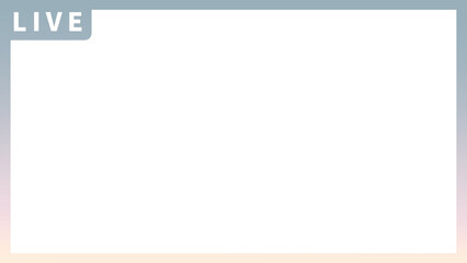 ライブ配信用シンプルフレーム