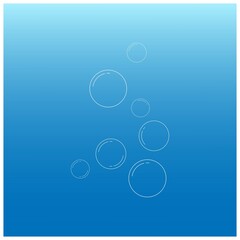 water bubble logo illustration design