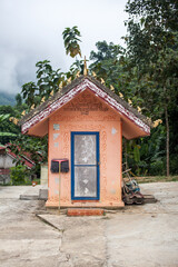 Buddhist temple in Ban Sop Houn village, is a small and peaceful village located on Phadeng mountain in Nong Khiaw district, Laos