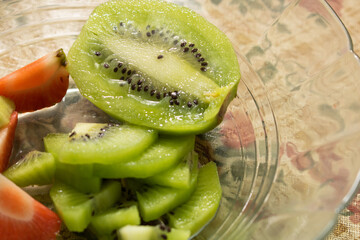Kiwifruit is the edible berry of several species of woody vines in the genus Actinidia.
