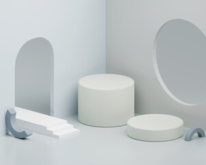 Minimalist interior concept for product presentation Premium Photo