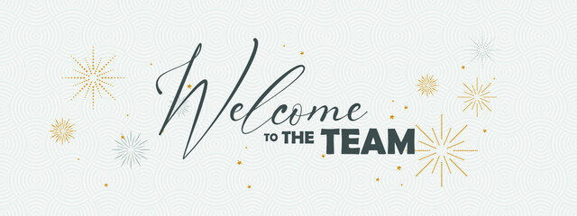 welcome to the team 