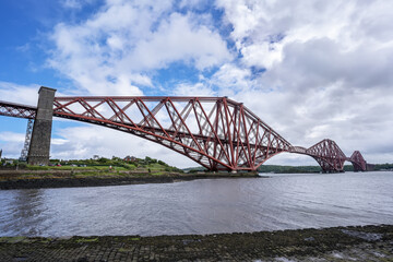 The Forth Bridge , UNESCO World Heritage Site and Scotland's greatest man-made wonder ,  is a cantilever railway bridge across the Firth of Forth in the east of Scotland
