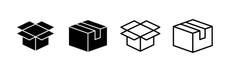 Box icon vector. box sign and symbol, parcel, package