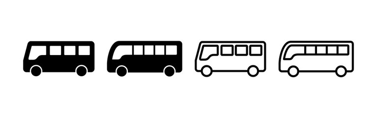 Bus icon vector. bus sign and symbol