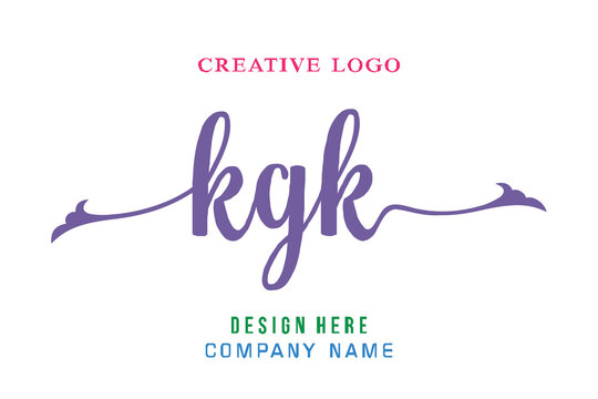 KGK lettering, perfect for company logos, offices, campuses, schools, religious education