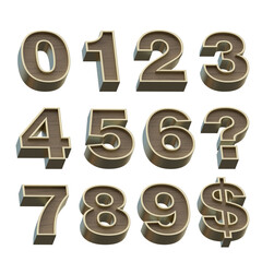 Obraz premium A 3d rendering image of golden and wooden alpahbets