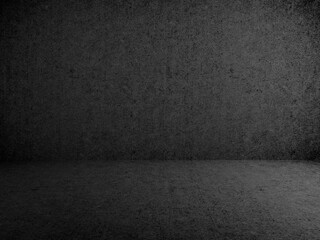 concrete black room