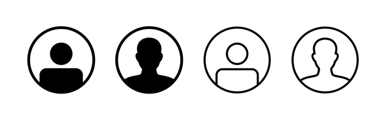 User icon vector. person sign and symbol. people icon.