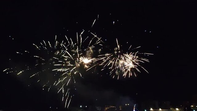 Benevento - Fuochi d'artificio alla Festa della Madonna delle Grazie