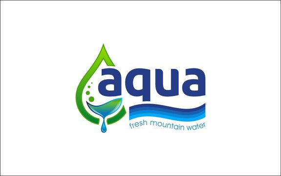 Illustration graphic vector of natural fresh mountain water logo design template