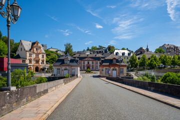Obraz premium Weilburg Hessen Gießen Limburg-Weilburg Mittelhessen Rhein Main gebiet Westerwald Taunus Bad Camberg Waldhausen Odersbach Kubach 