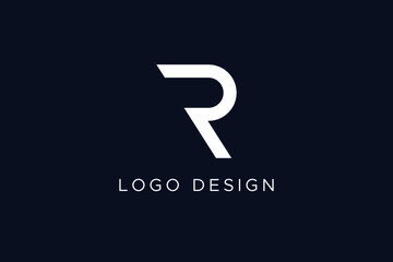 R letter logo for business
