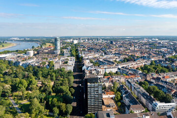 Düsseldorf aus der Vogelperspektive 