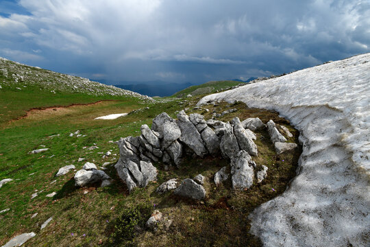 Gipfelregion des Tymfristos (Velouchi), Pindos-Gebirge, Griechenland