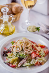 Salad with meat