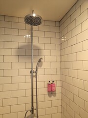 bathroom with a shower