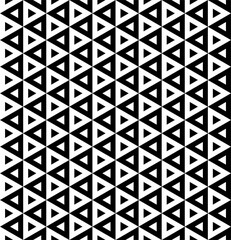 Vector seamless pattern with geometric triangle horizontal