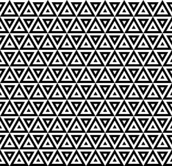 Vector seamless pattern with geometric triangle 