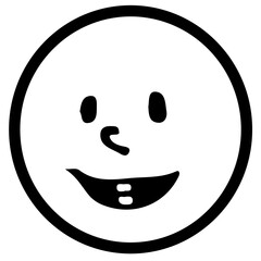 Obraz premium People face emotion icon sign symbol design